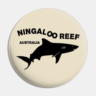 Shark Diving Ningaloo Reef - Australia Pin