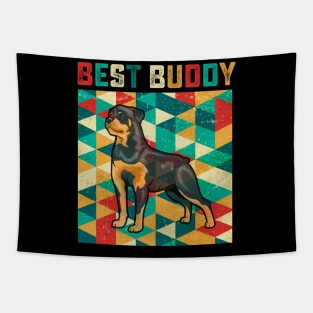 Best Buddy Rottweiler Tapestry