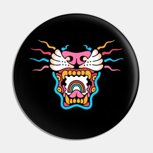 Panther rainbow Pin