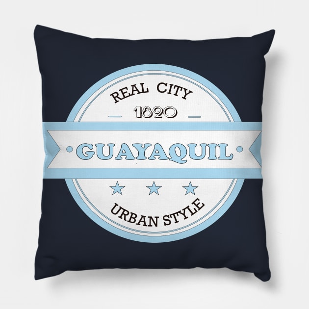 Guayaquil Real City Pillow by leeloolook