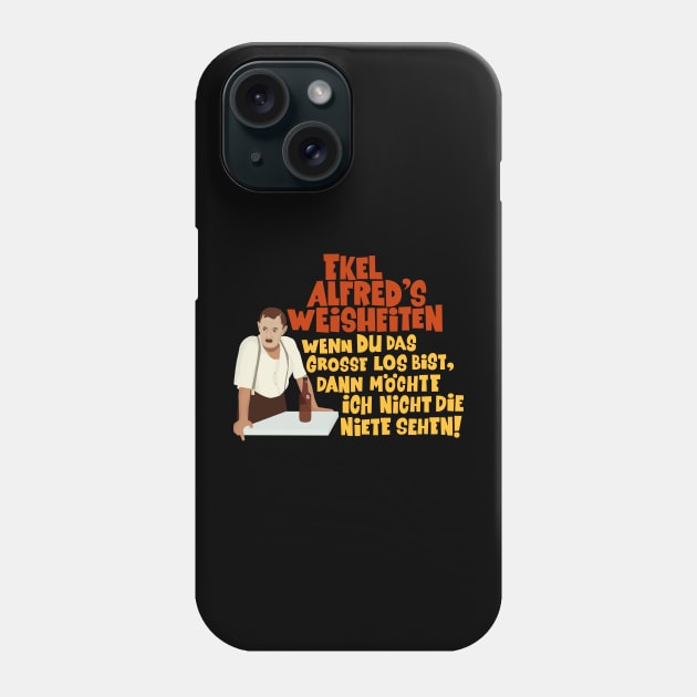 Alfred Tetzlaff - Ekel Alfred - Ein Herz und eine Seele Phone Case by Boogosh