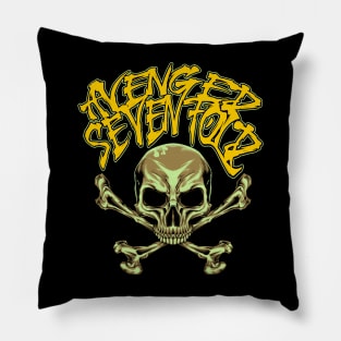avenged cross skull Pillow