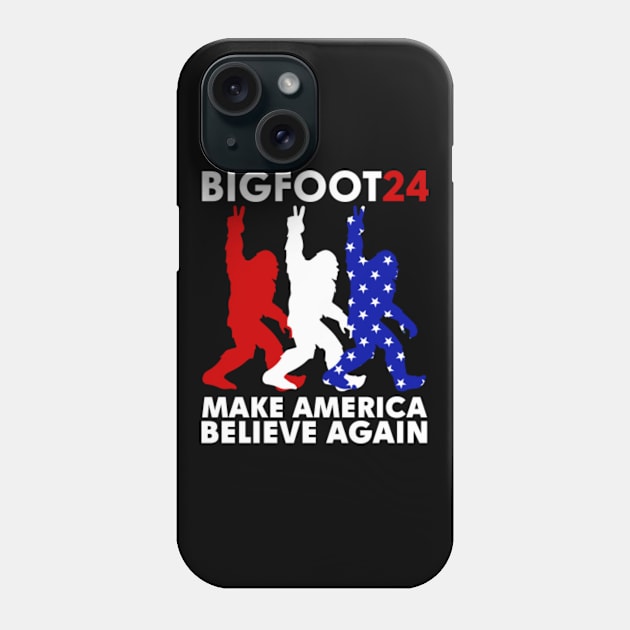 Funny Bigfoot 2024 Phone Case by GreenCraft