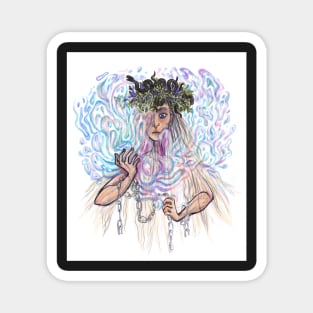 Hecate goddess of Witchcraft and Ghosts Magnet
