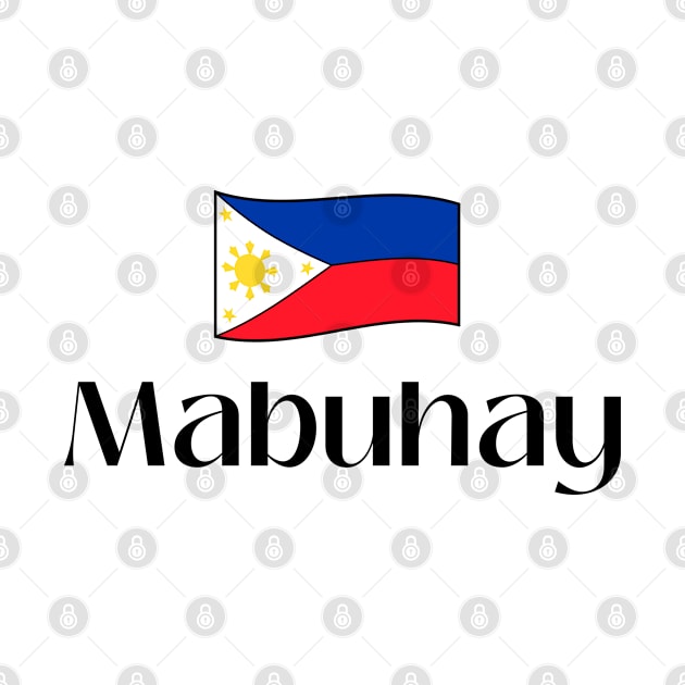 Pinay Filipino Philippines Flag Mabuhay by CatheBelan