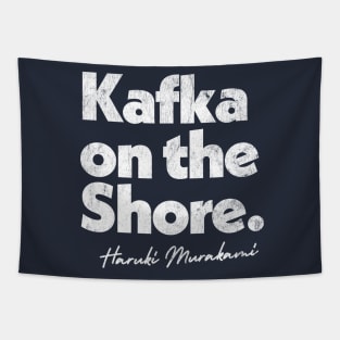 Haruki Murakami - Kafka On The Shore  // Retro Fan Art Design Tapestry