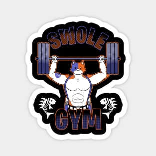 Swole gym Magnet