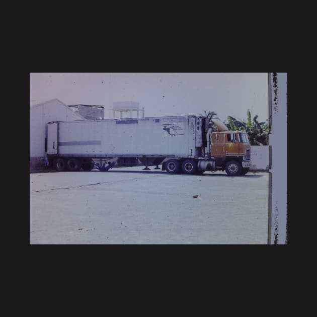 Afternoon nap in the shadow of a trailer truck Guatemala 1991 by Roland69