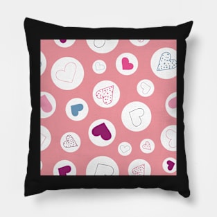 Hearts all around Pillow