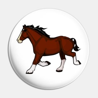 Trotting Horse Pin