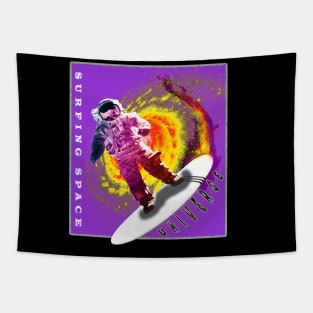 Surfing Space Ocean Surfer Gift Idea Tapestry