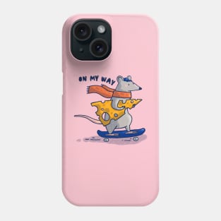 On My Way Rat Phone Case