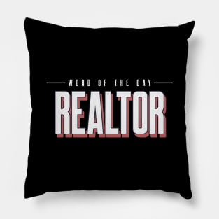 Real Estate Word Of The Day Pillow