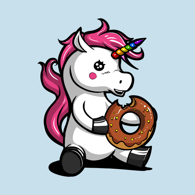 Unicorn Donut by underheaven