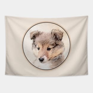 Shetland Sheepdog Puppy Tapestry