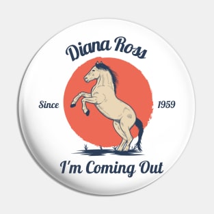 Diana Ross // Horse Pin