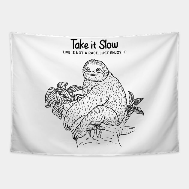 Take it Slow Tapestry by Almasha