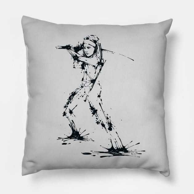 Splaaash Series - Michonne Ink Pillow by Dagui