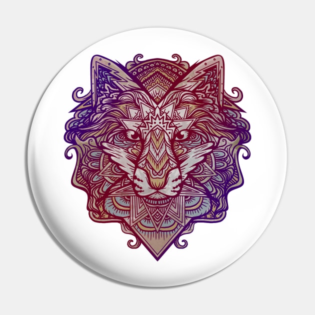 Ornaments Wolf Pin by AhmadMujib