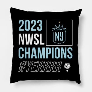 NJNY Gotham FC 2023 NWSL Champions Pillow