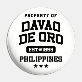 Davao de Oro - Property of the Philippines Shirt Pin