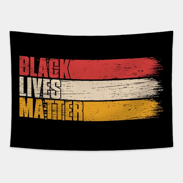 BLACK LIVES MATTER, Vintage Tapestry by heart teeshirt