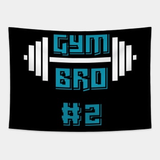 Gym Bro #2 White Tapestry