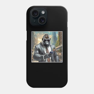 Silver Back Gorilla Phone Case