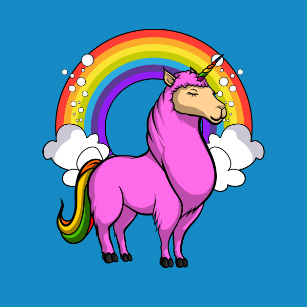 Llamacorn Unicorn Llama by underheaven