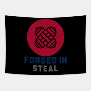 Forged in Steal Workout Tapestry