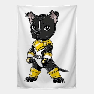 Pitbull Black Ranger Tapestry