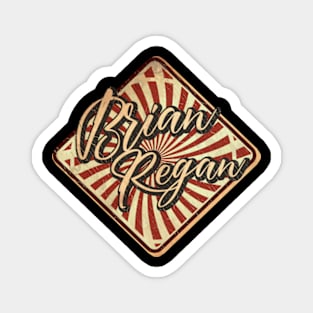 Brian Regan vintage design on top Magnet