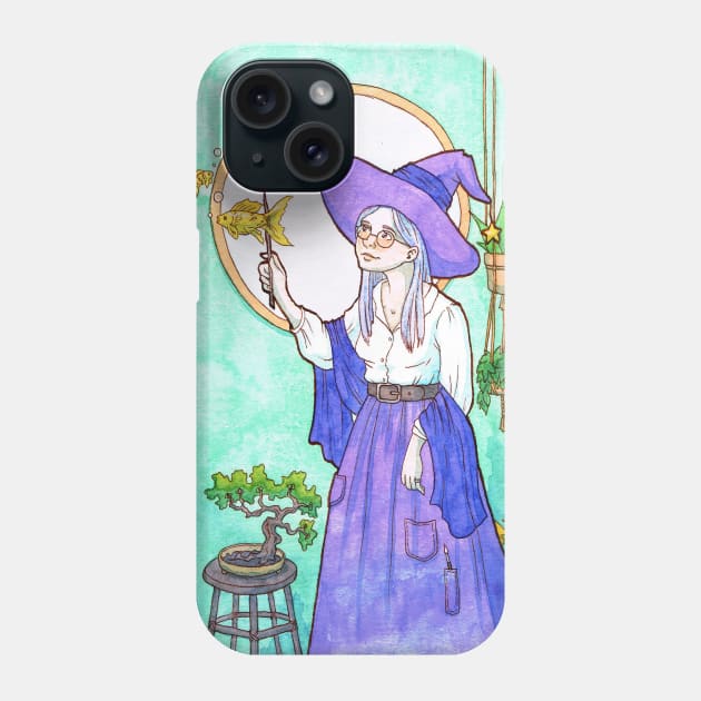 Witches have strange pets Phone Case by Griffindiary