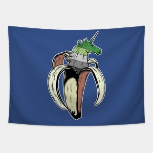 Aromantic Unicorn Banana LGBT Pride Flag Tapestry