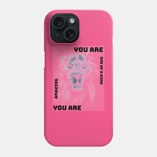 you are amazing t shirt Phone Case by Tinspira