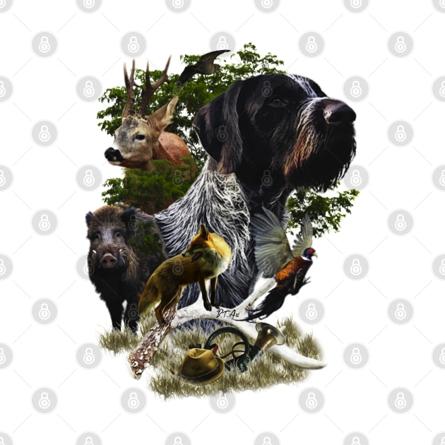 German Wirehaired Pointer  for versatile hunting by German Wirehaired Pointer 