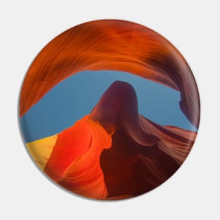 Looking Skyward, Lower Antelope Slot Canyon Pin