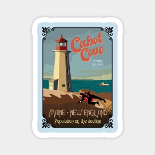 Cabot Cove Lighthouse and crime scene Magnet