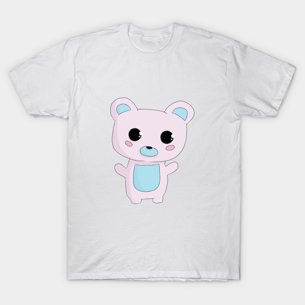 Discover Cute Pastel Bear Design - Bear - T-Shirt