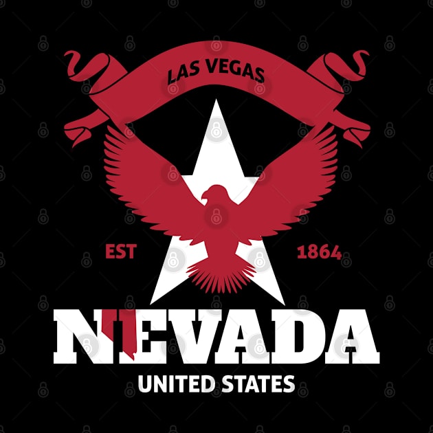 US Eagle NEVADA Celebration Day, Happy NEVADA State Day Nevada Happy Celebration Day by badCasperTess