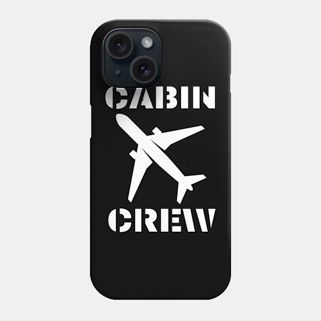 Cabin Crew (Flight Attendants, with Airplane/Aircraft) Phone Case by Jetmike