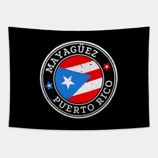 Mayagüez Puerto Rico Puerto Rican Pride Flag Tapestry