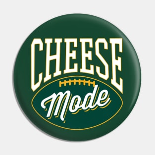 Green Bay Packers Cheese Mode Design Pin