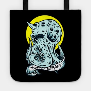 octopus skull Tote