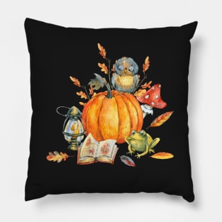 Whimsical Halloween Pillow