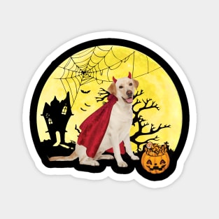 Happy Halloween Labrador Dogs Halloween Gift Magnet