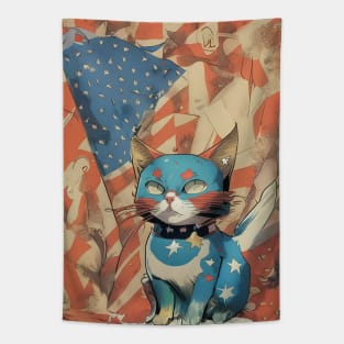 🐈 American cat Tapestry