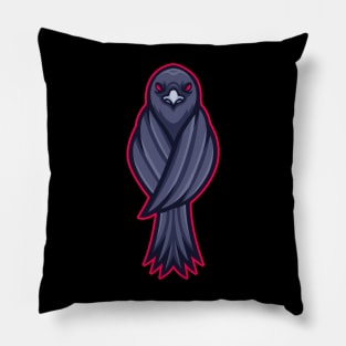 Crow Mascot Pillow