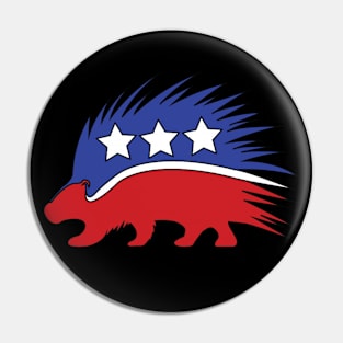 Libertarian Porcupine Pin