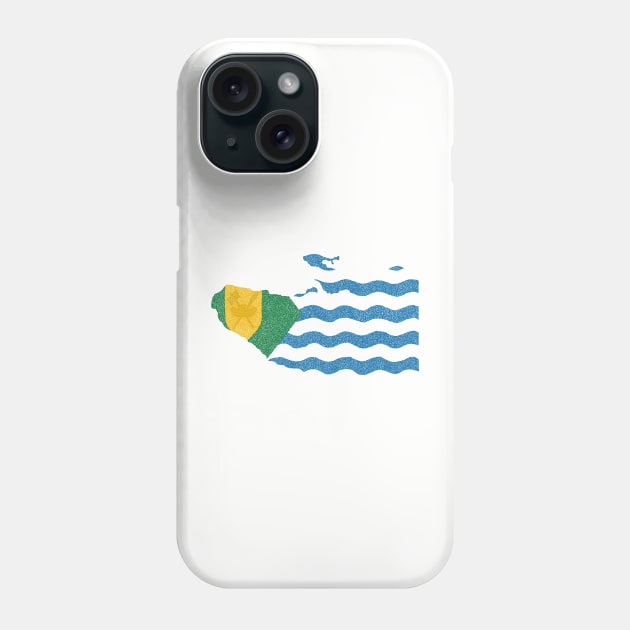 Vancouver, Canada Flag and Map Phone Case by Naoswestvillage